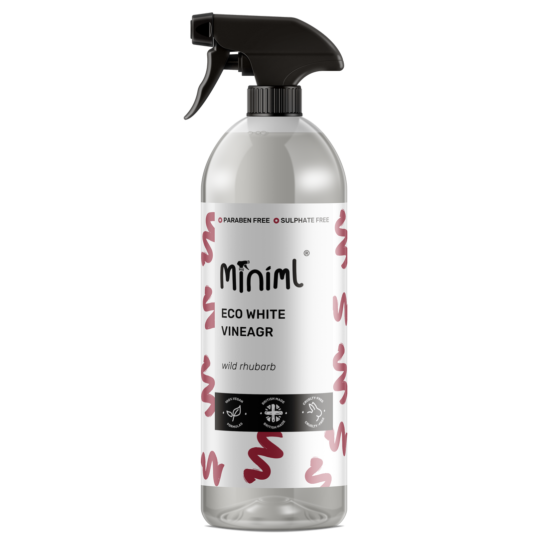 Wild Rhubarb White Vinegar – 750ml Multi-Purpose Eco Cleaner