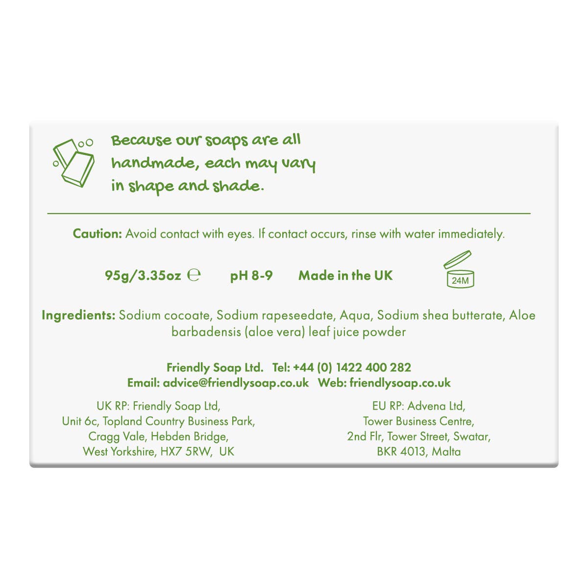 Aloe Vera Soap Bar – Fragrance - Free & Gentle on Sensitive Skin - REGN