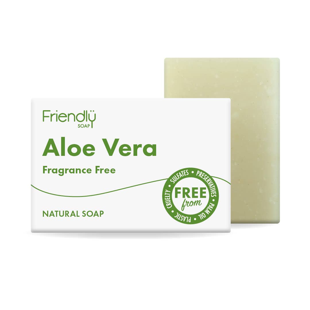 Aloe Vera Soap Bar – Fragrance - Free & Gentle on Sensitive Skin - REGN