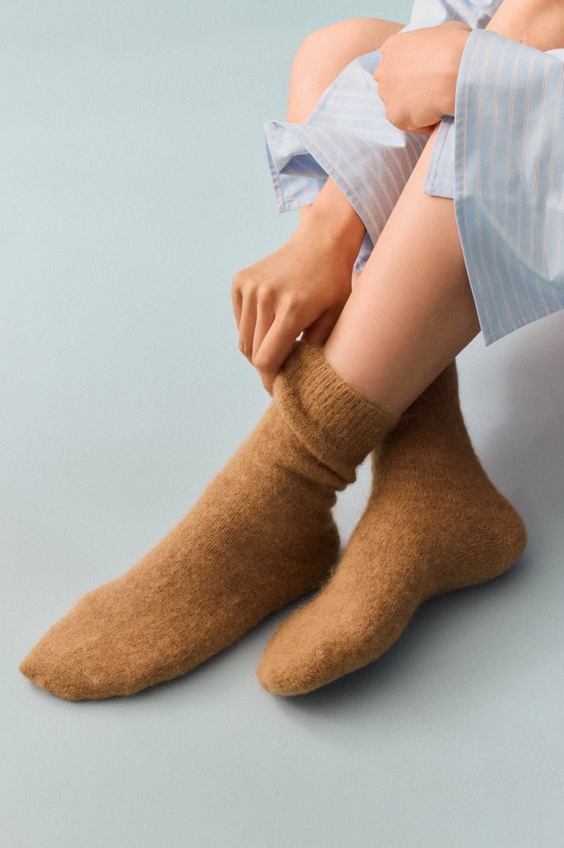 Alpaca Bed Socks - REGN