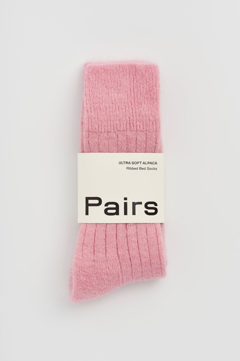 Alpaca Ultra Soft Ribbed Bed Socks - REGN