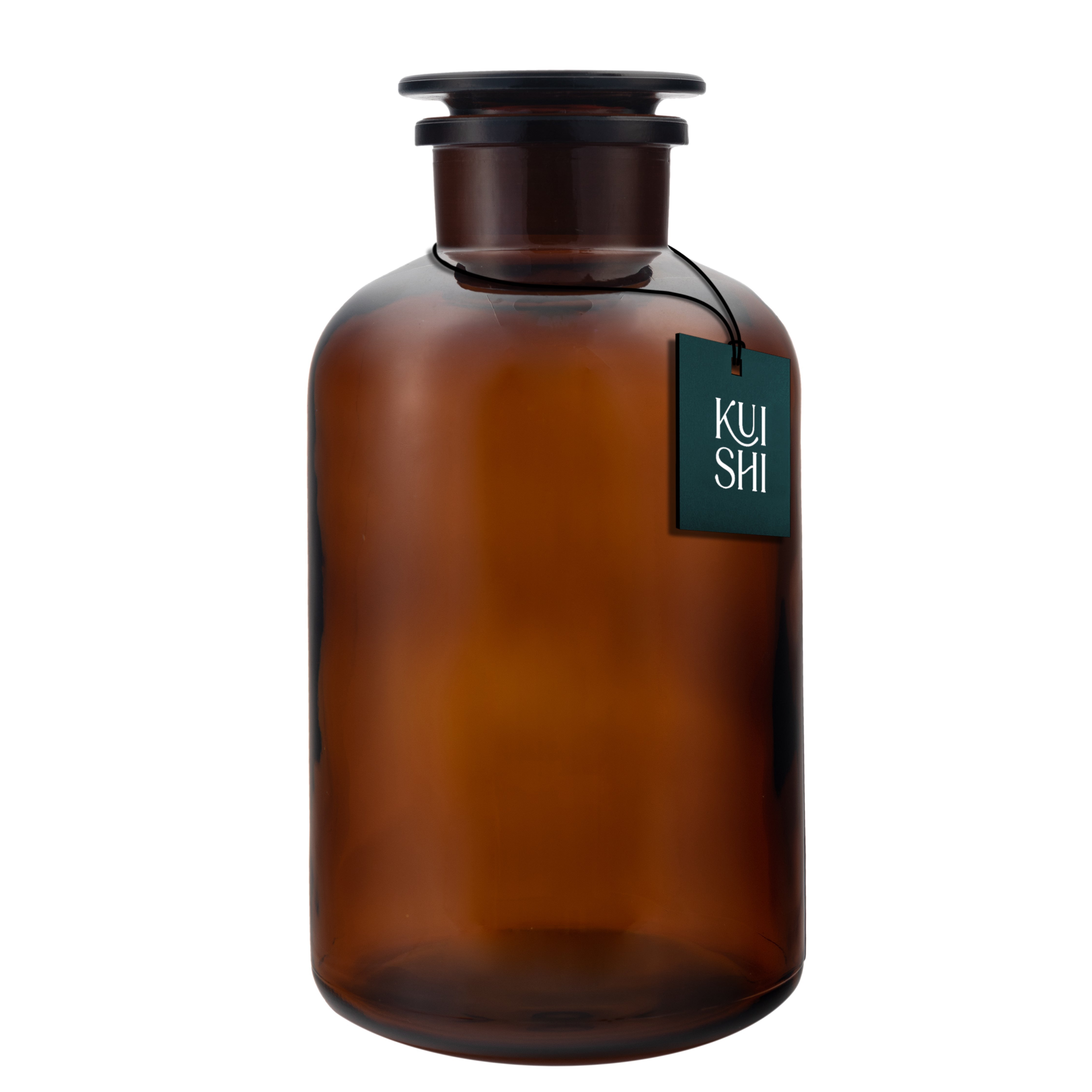 Amber Glass Apothecary Jars - REGN