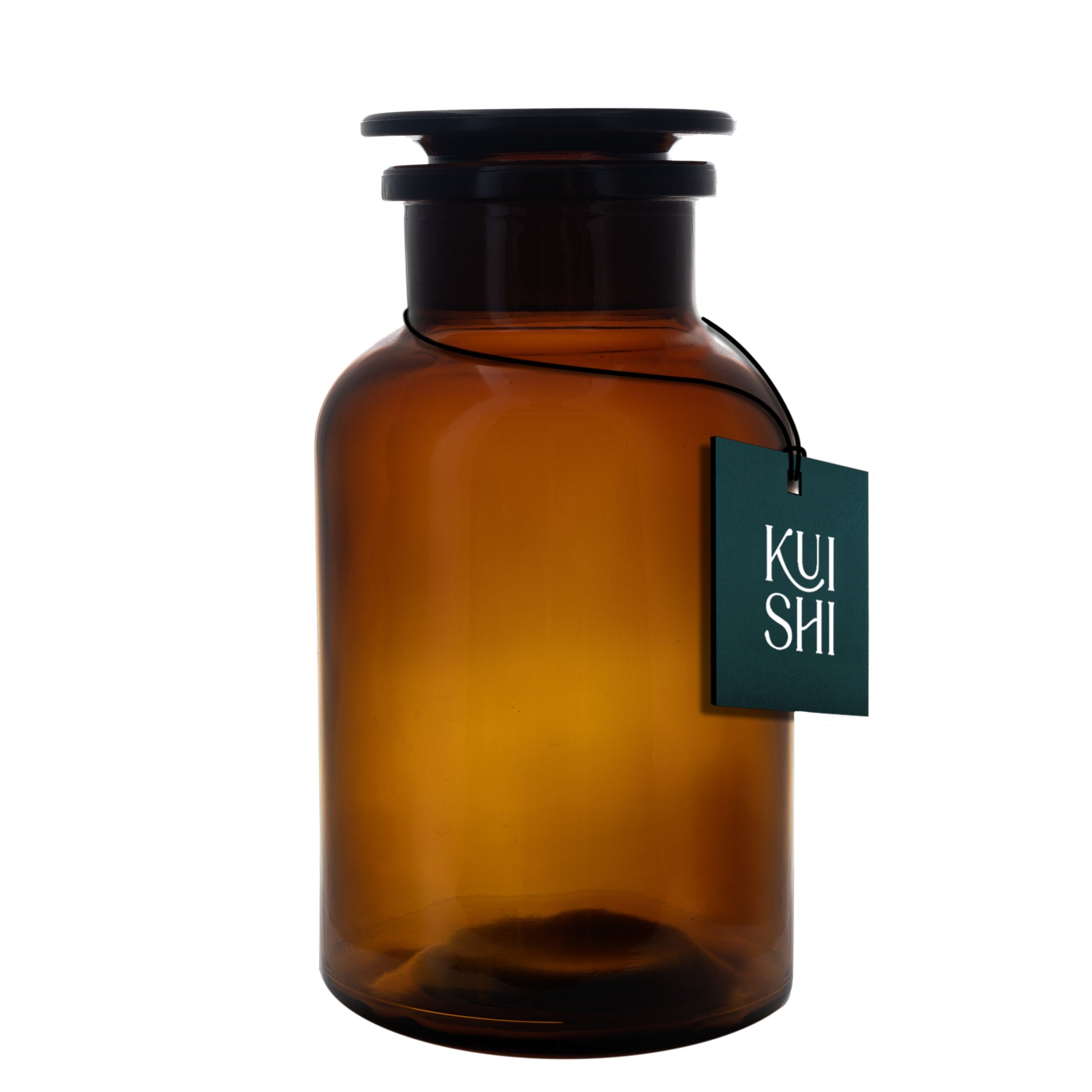Amber Glass Apothecary Jars - REGN