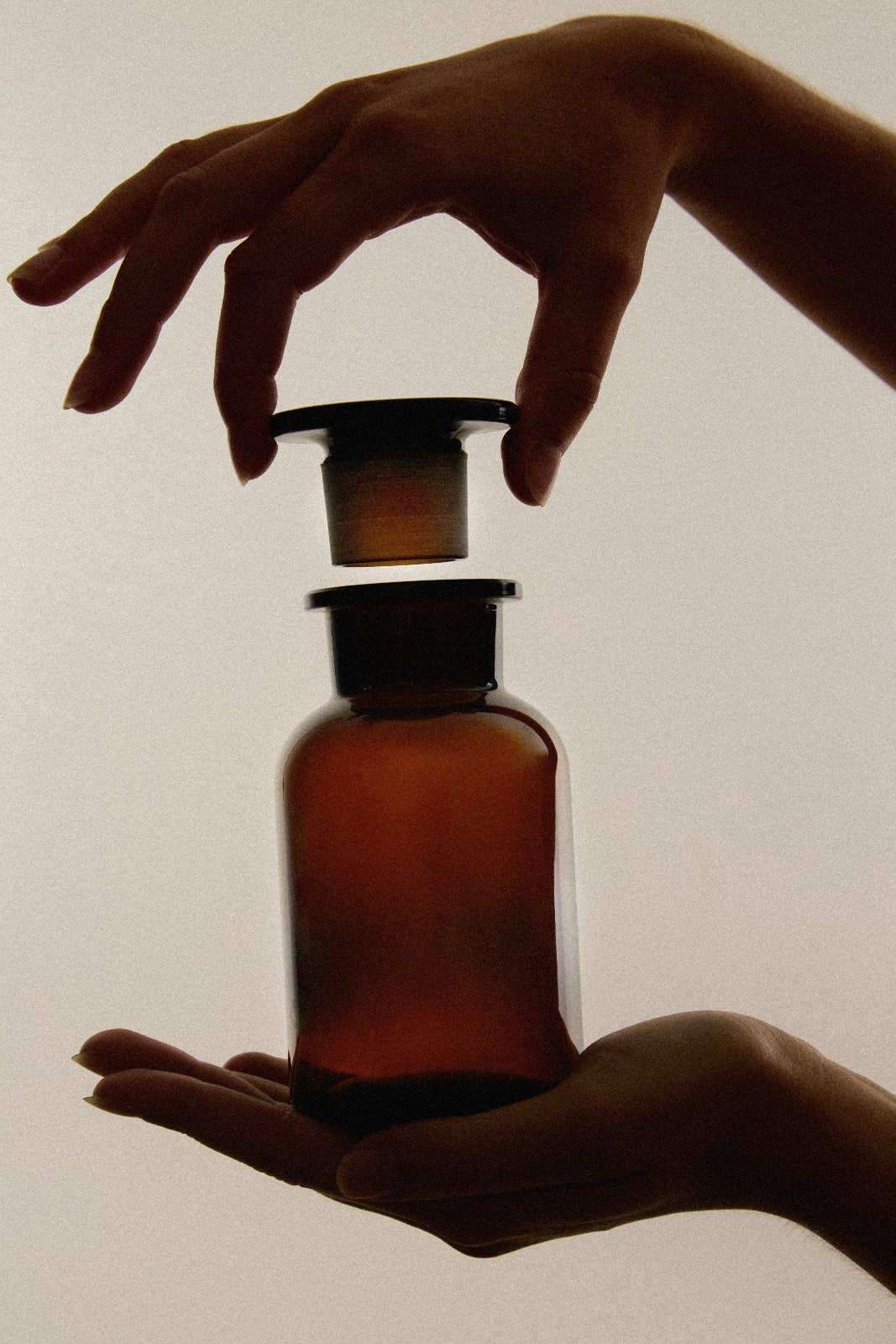 Amber Glass Apothecary Jars - REGN