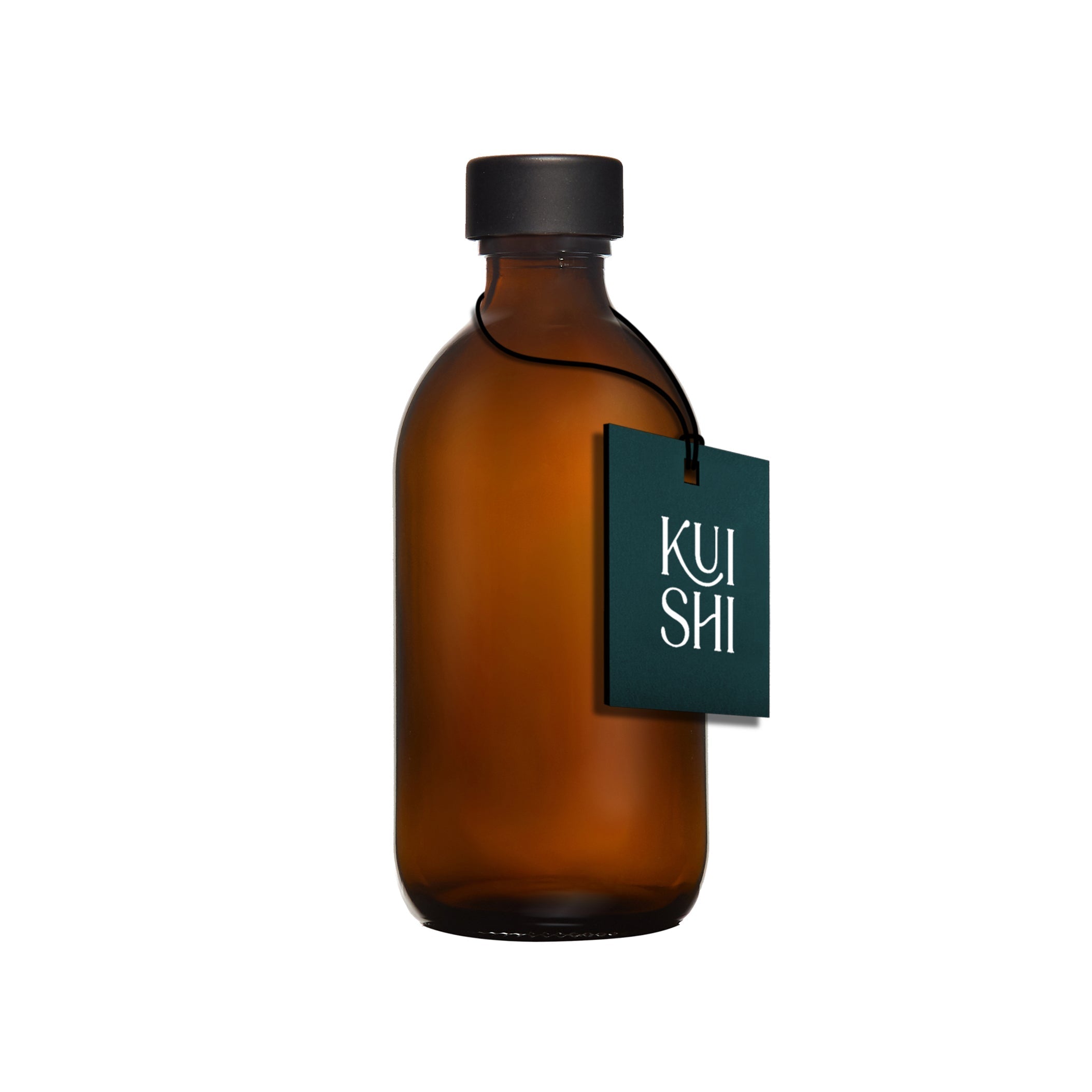 Amber Glass Bottle and Metal Cap - REGN