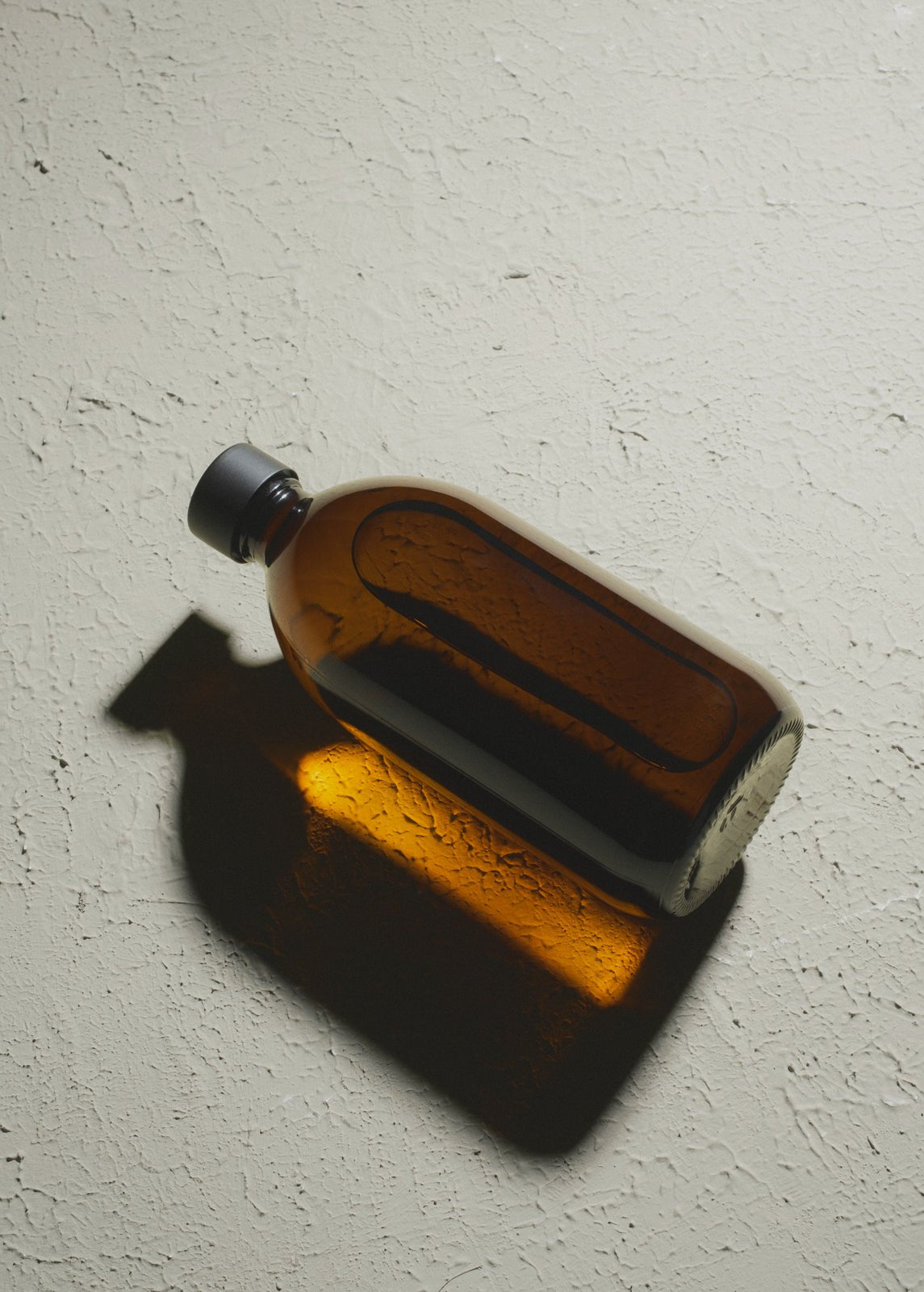Amber Glass Bottle and Metal Cap - REGN