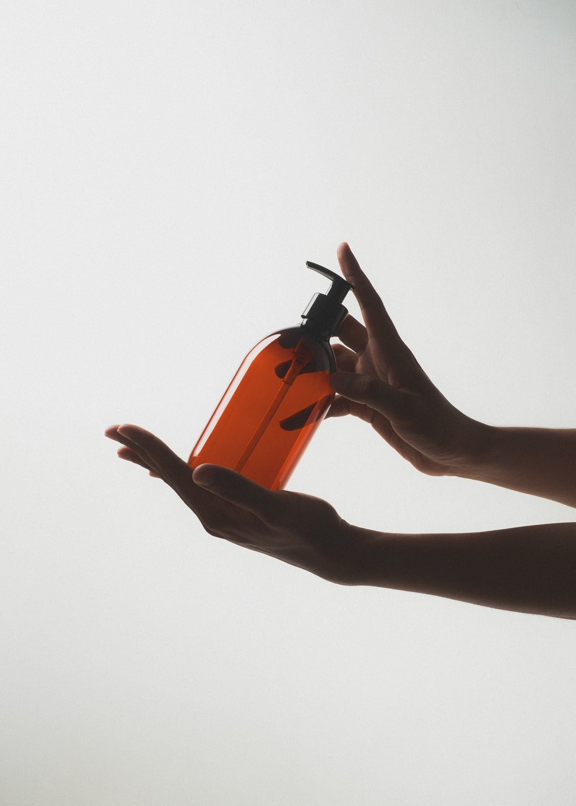 Amber Plastic Pump Bottle - REGN