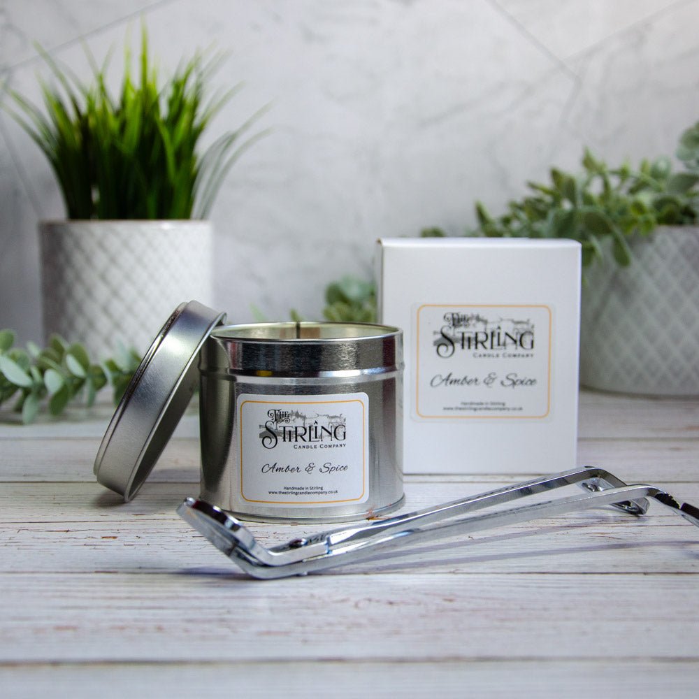Amber & Spice - Travel Tin Candle - Wooden Wick - REGN