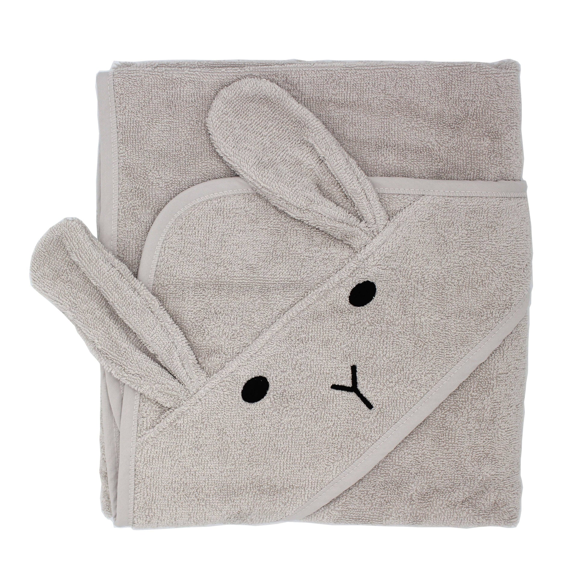Animal Hooded Baby Towels – Organic Cotton (Fox, Lion, Rabbit Designs) - REGN