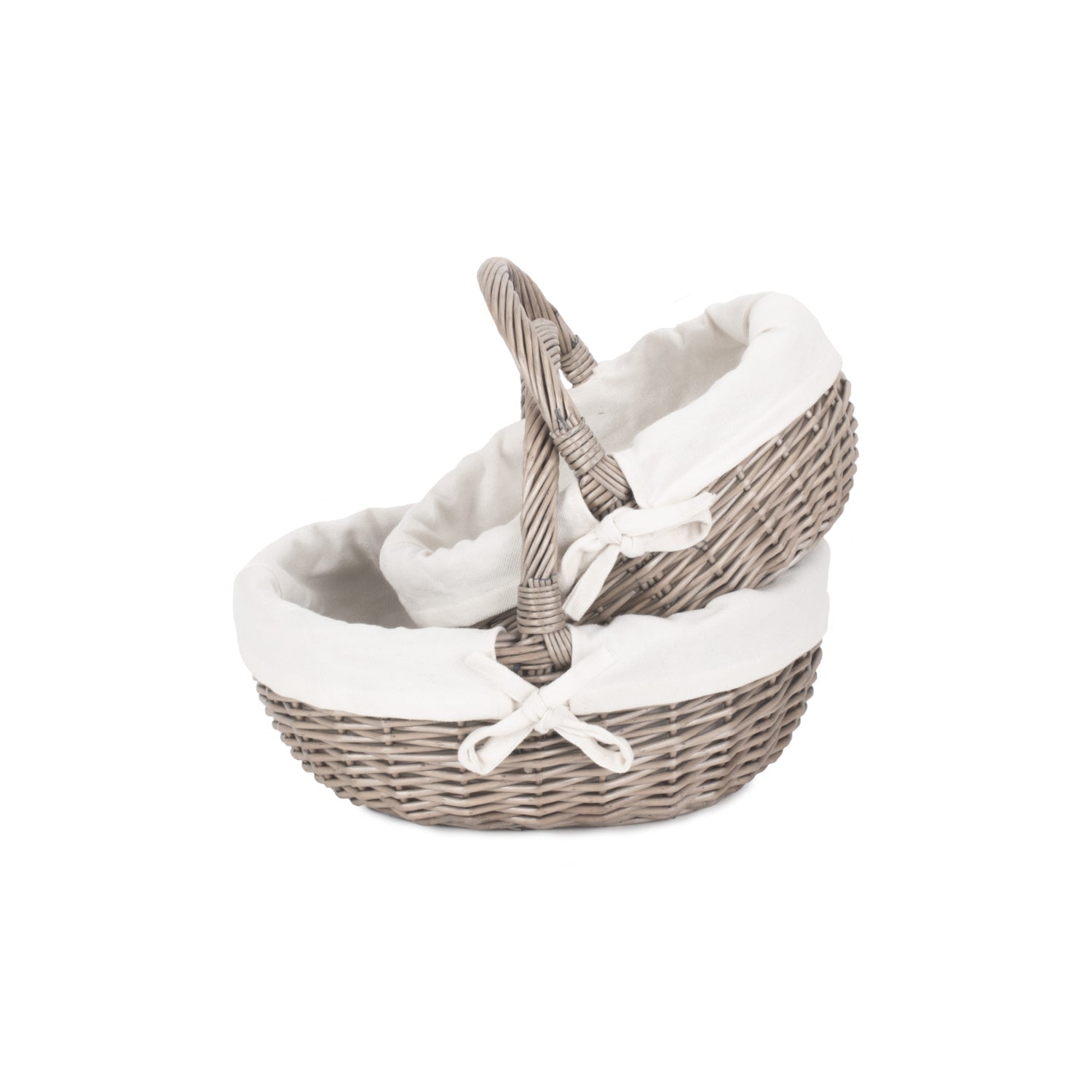 Antique Wash Bathroom Shopper Set 2 - Lined - REGN