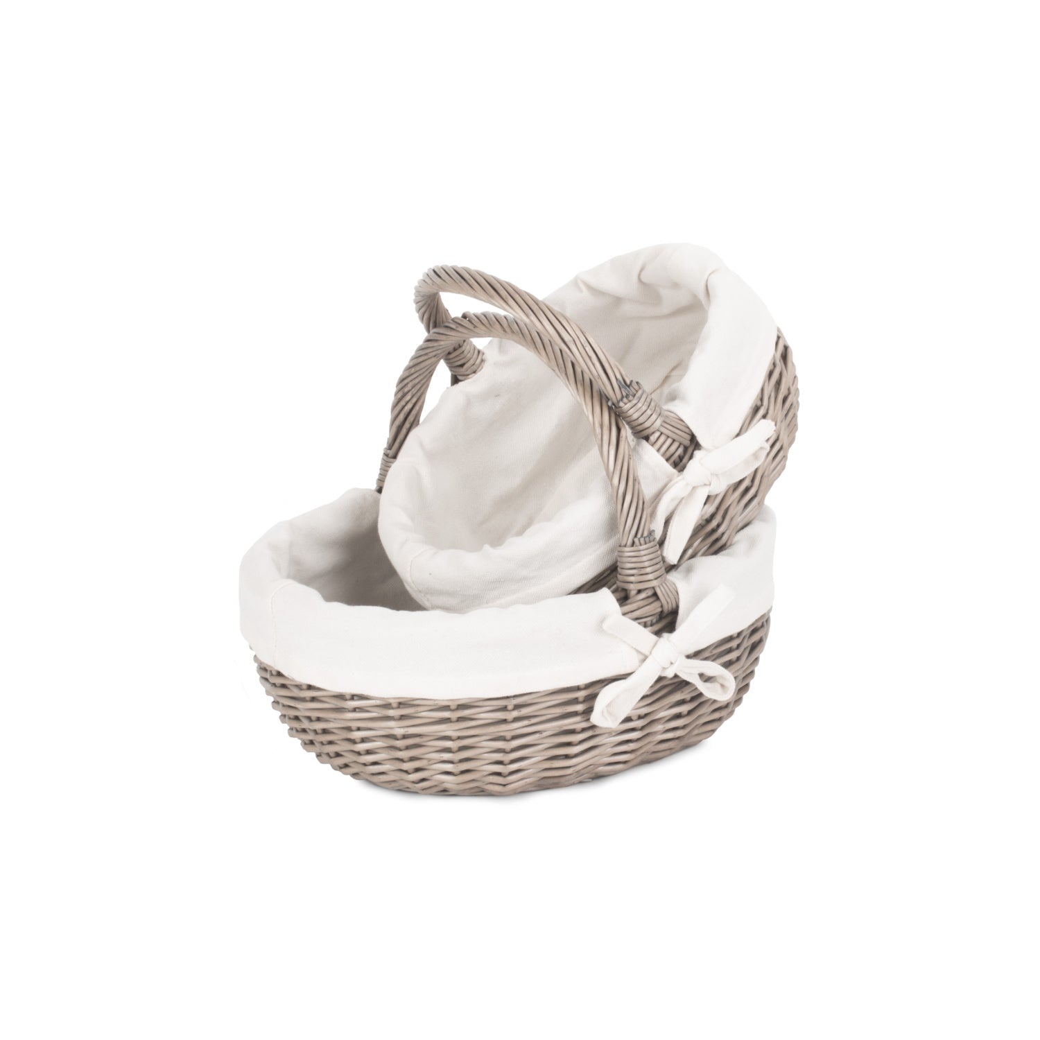 Antique Wash Bathroom Shopper Set 2 - Lined - REGN