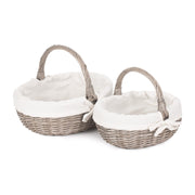 Antique Wash Bathroom Shopper Set 2 - Lined - REGN