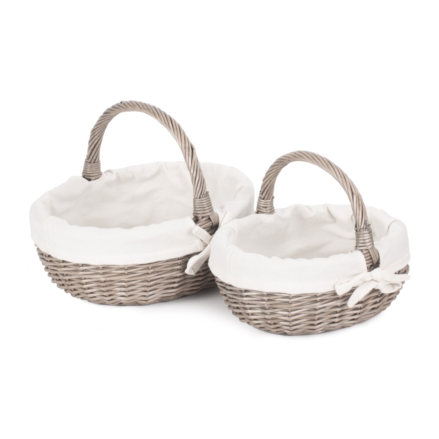 Antique Wash Bathroom Shopper Set 2 - Lined - REGN