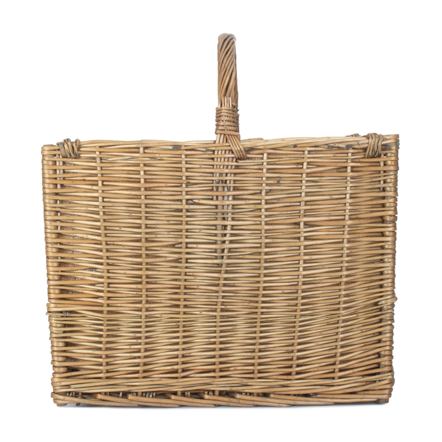 Antique Wash Open Ended Log Basket - REGN