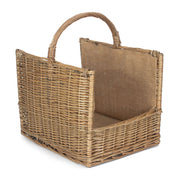 Antique Wash Open Ended Log Basket - REGN