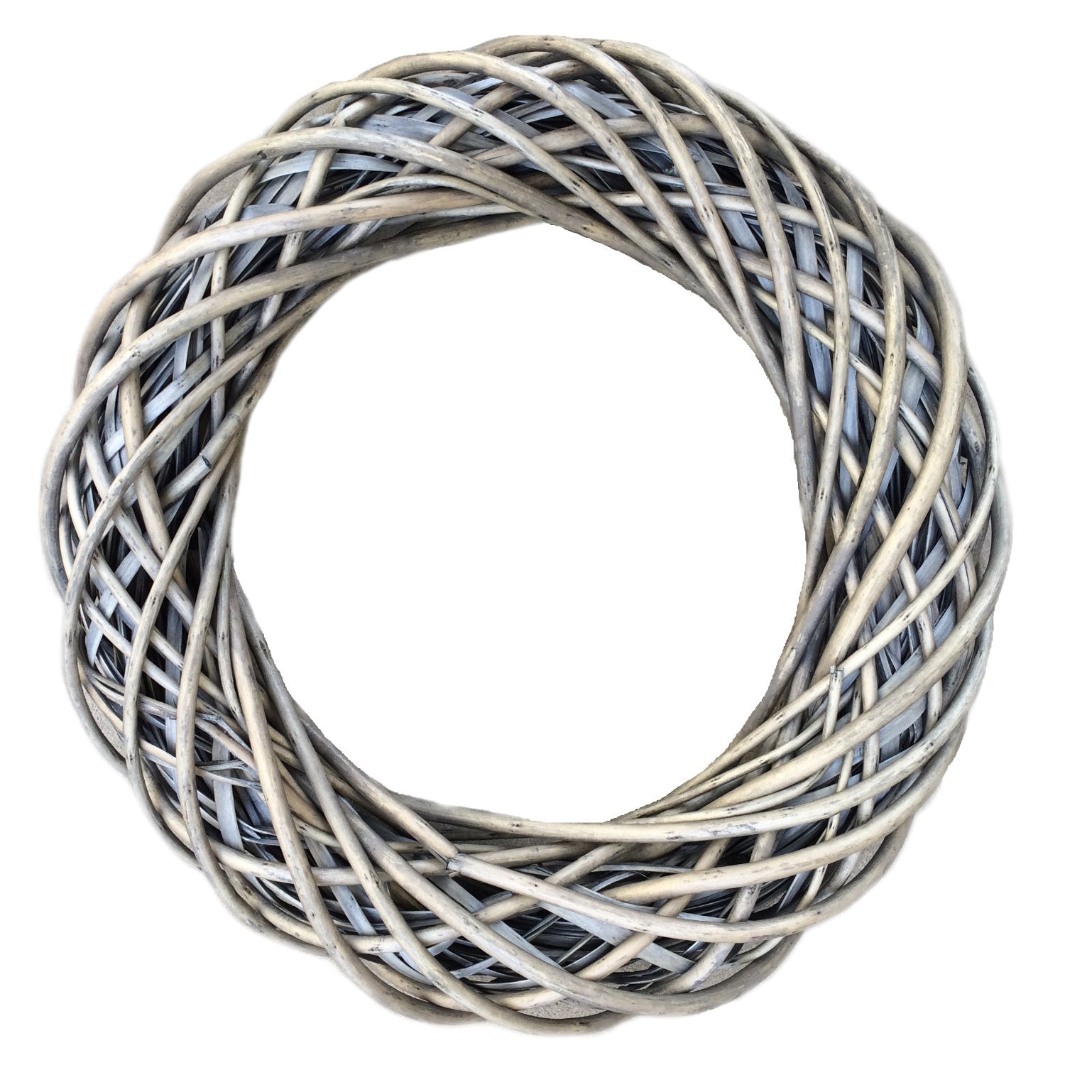 Antique Wash Willow Ring Wreath - Large - REGN
