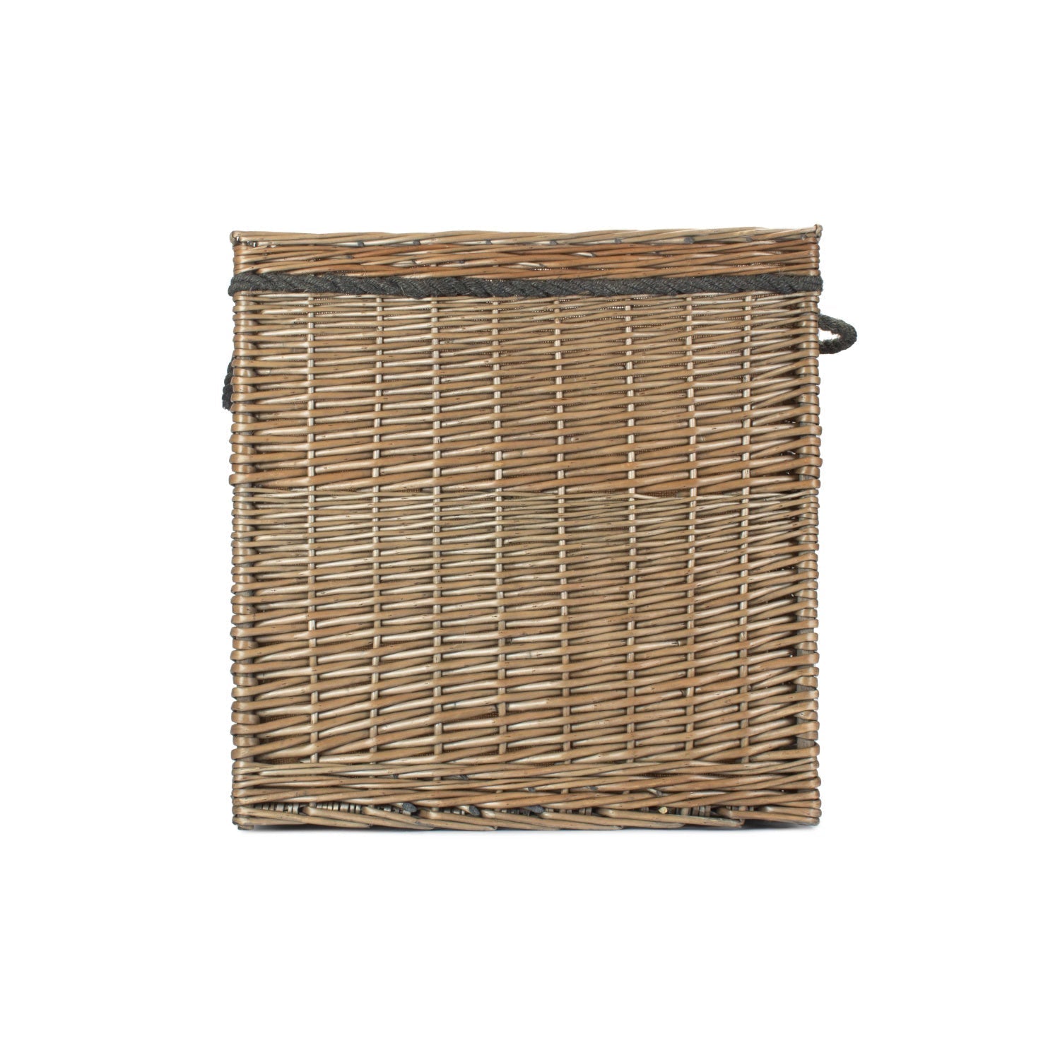 Antique Wash Willow Square Storage Basket Size 3 - Large - REGN