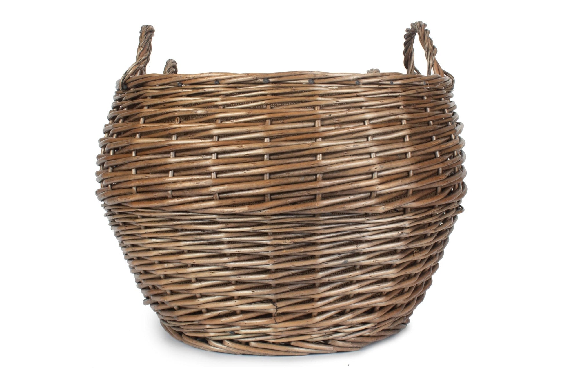 Antique Wash Willow Stumpy Basket Set 2 - REGN
