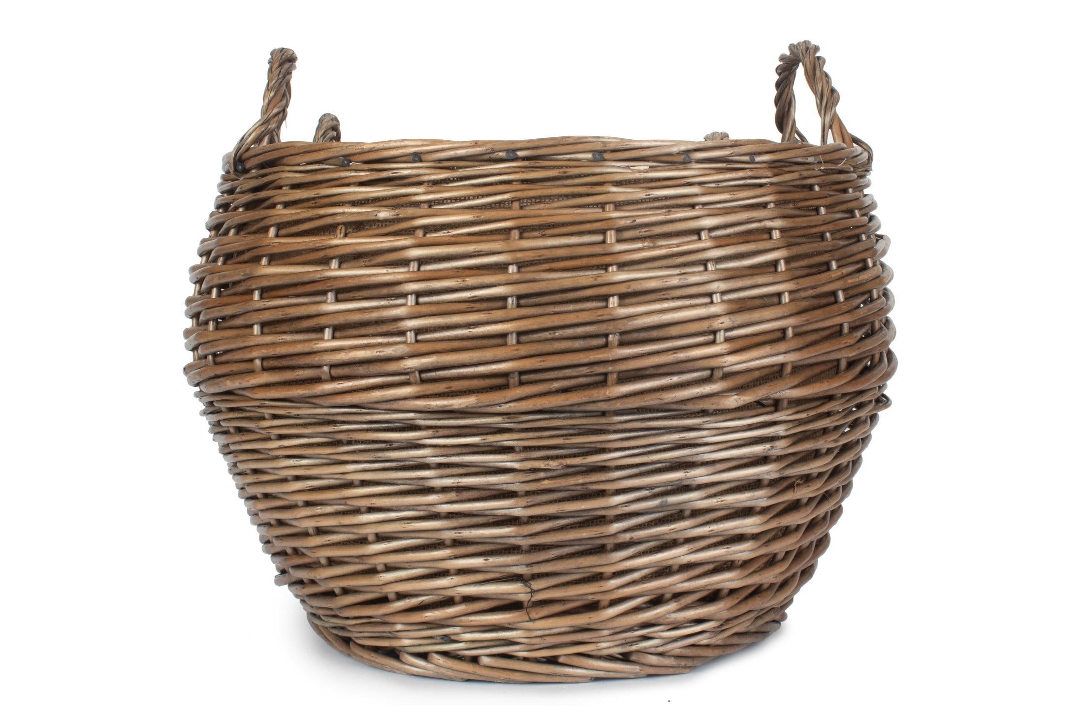 Antique Wash Willow Stumpy Basket Set 2 - REGN