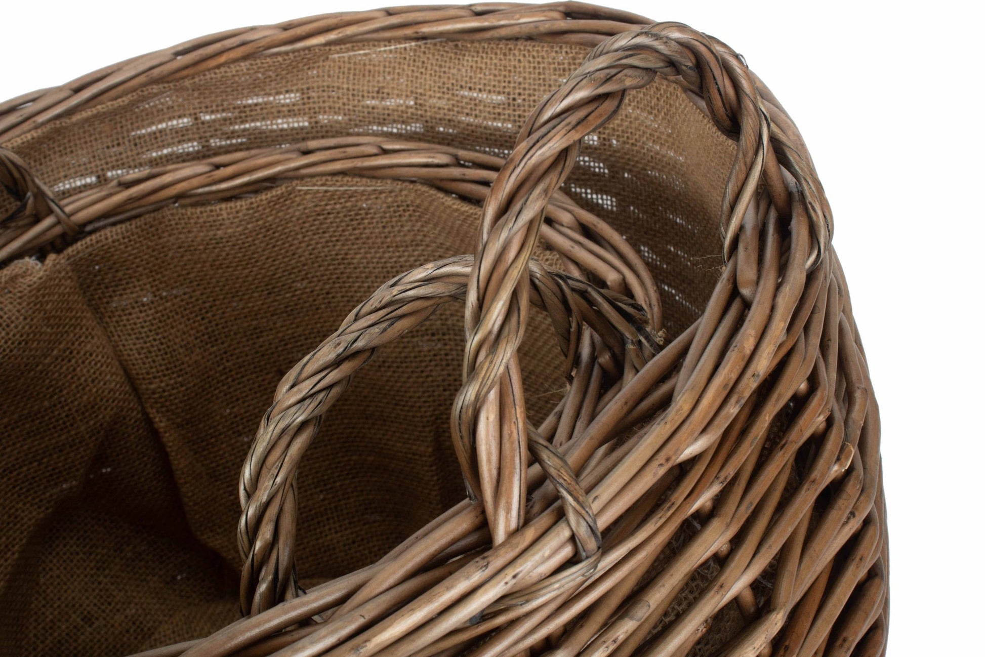 Antique Wash Willow Stumpy Basket Set 2 - REGN