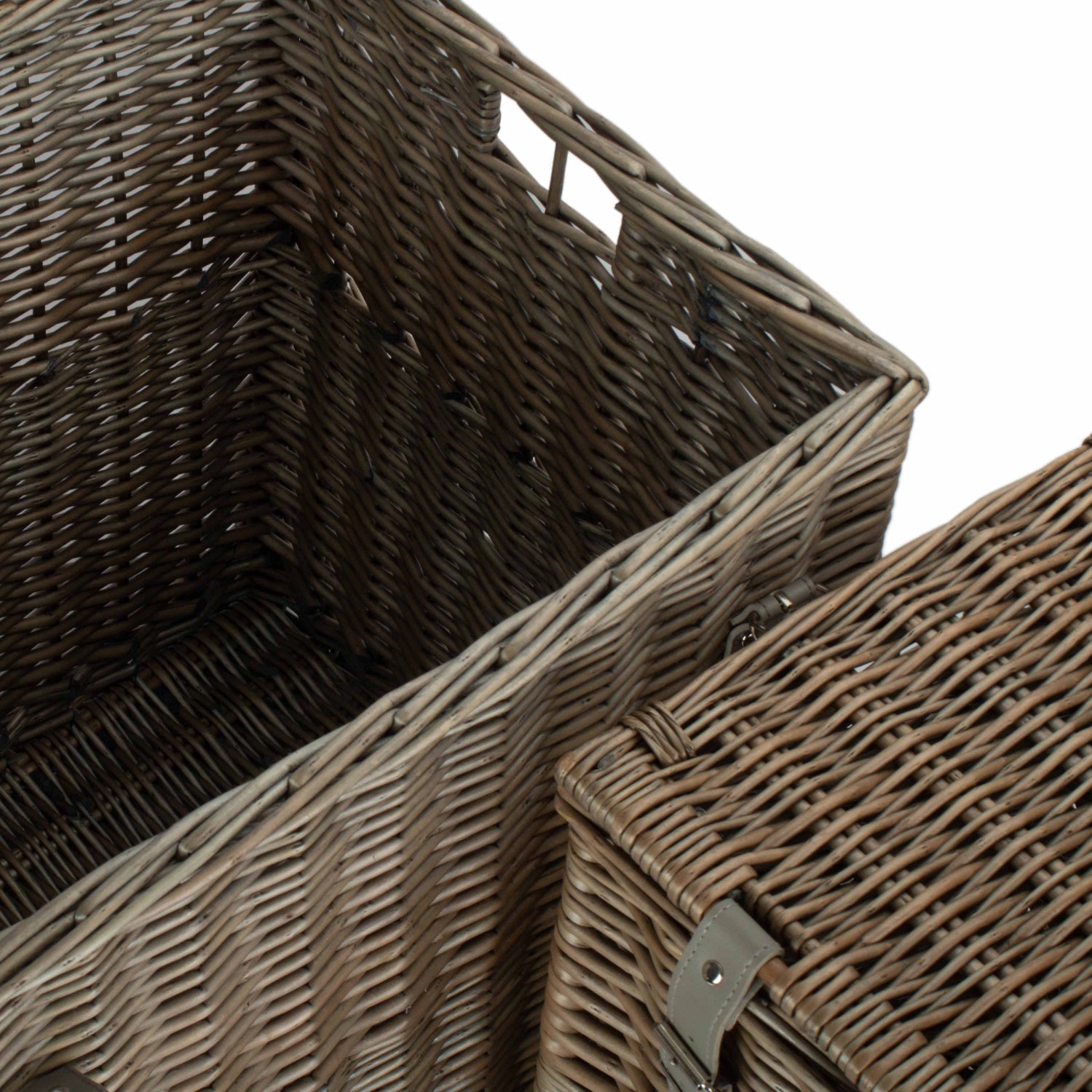 Antique Wash Willow Vintner Storage Hamper Set 2 - REGN