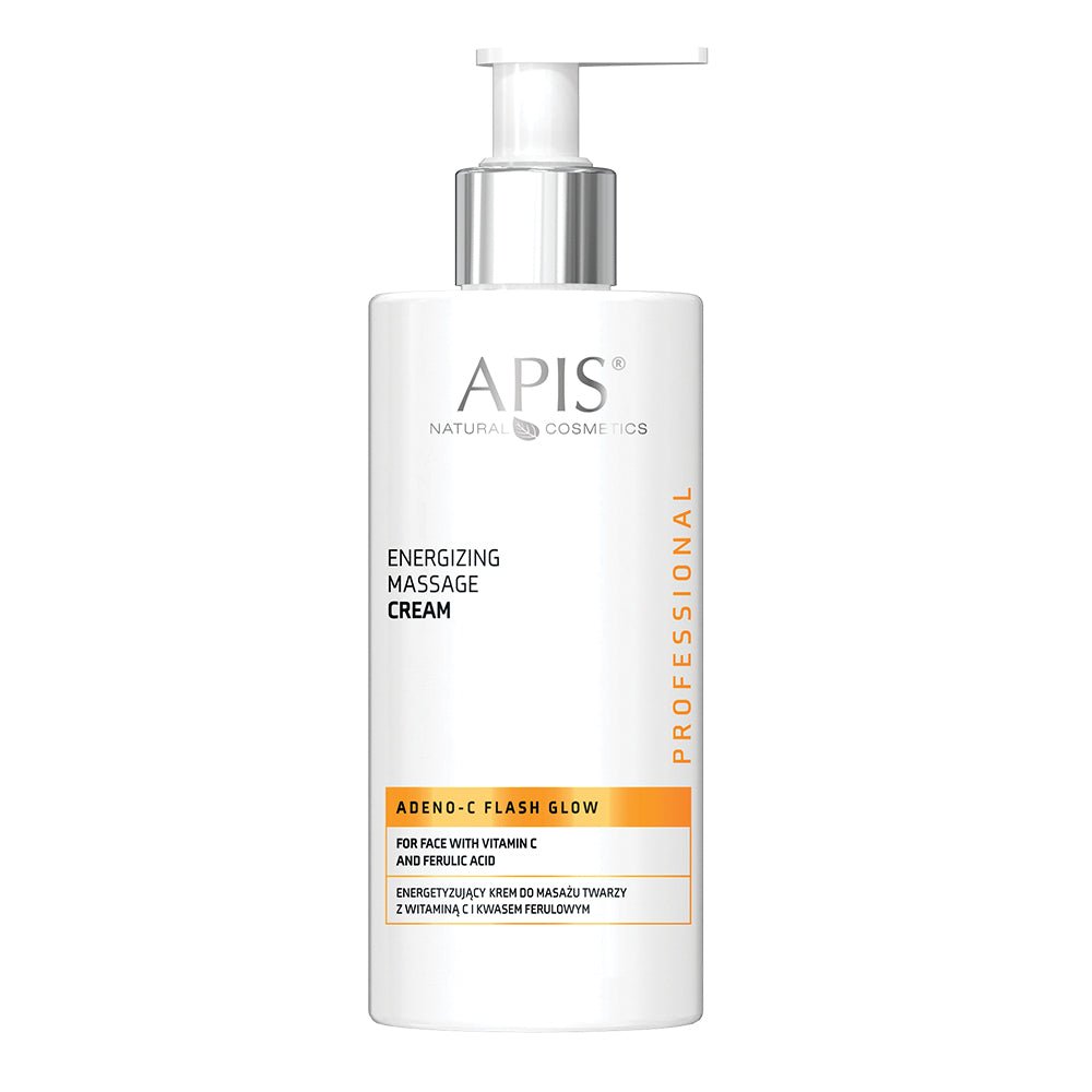 Apis ADENO-C Flash Glow Energising Face Massage Cream | 300ml - REGN