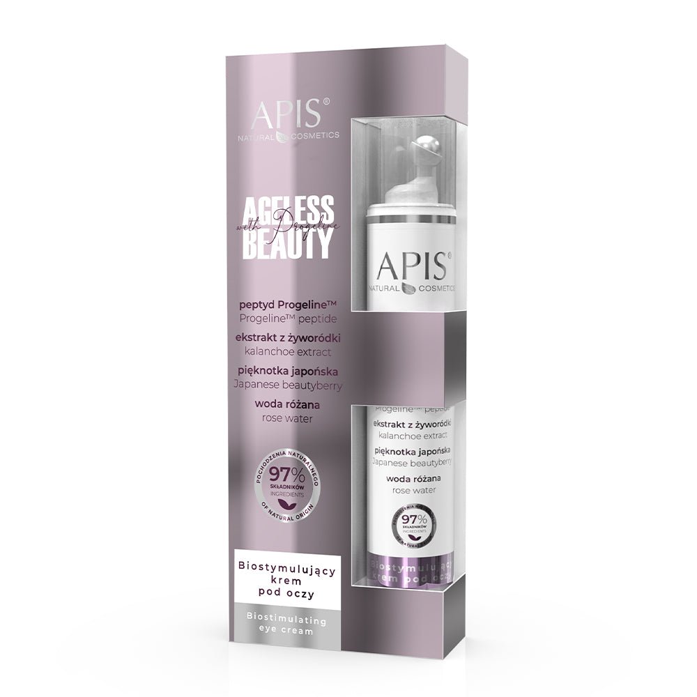Apis Ageless Beauty Anti-Ageing Eye Cream | Progeline Biostimulating | 10 ml - REGN
