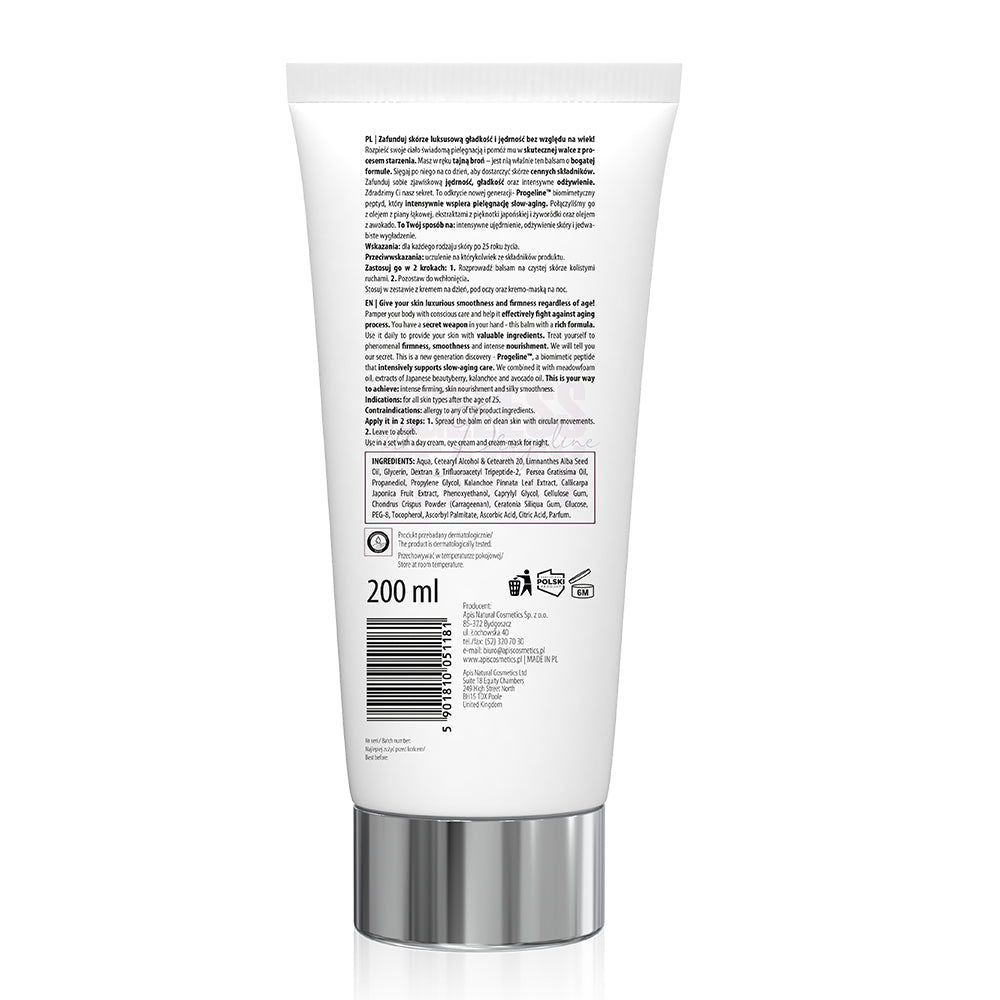 Apis Ageless Beauty Anti-Ageing Firming Body Balm with Progeline | 200ml - REGN