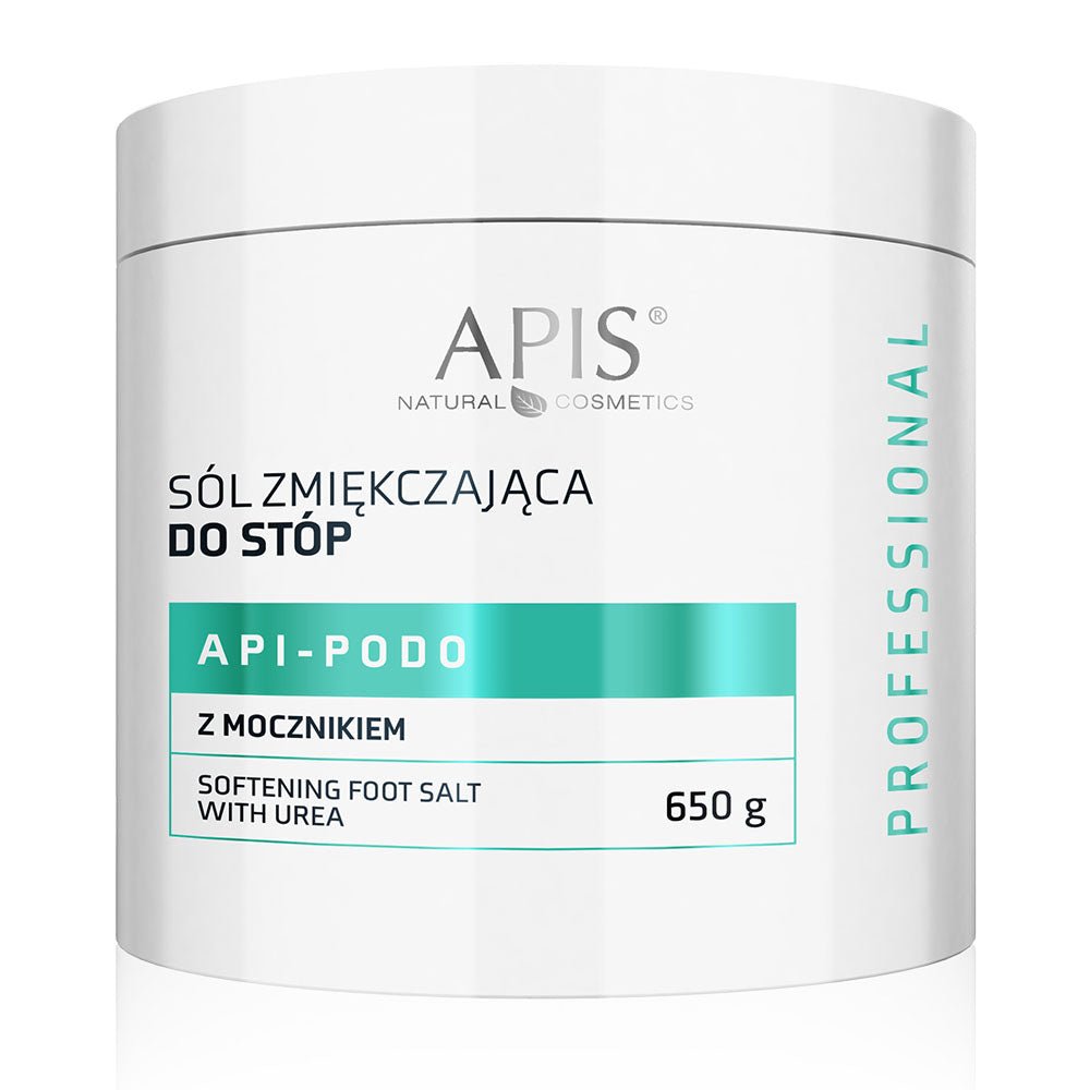 Apis API-PODO urea softening foot salt – intensively softens and refreshes rough feet | 650g - REGN
