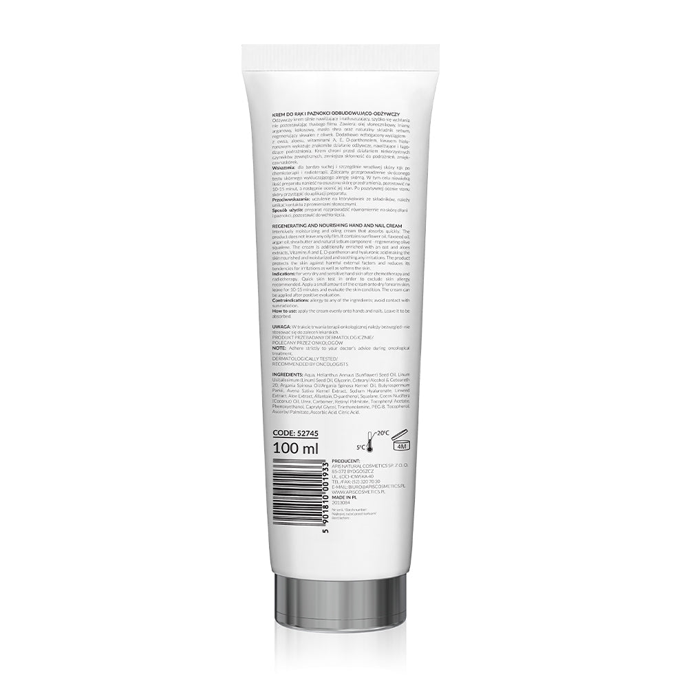Apis Apiderm Rebuilding & Nourishing Hand & Nail Cream | 100 ml - REGN