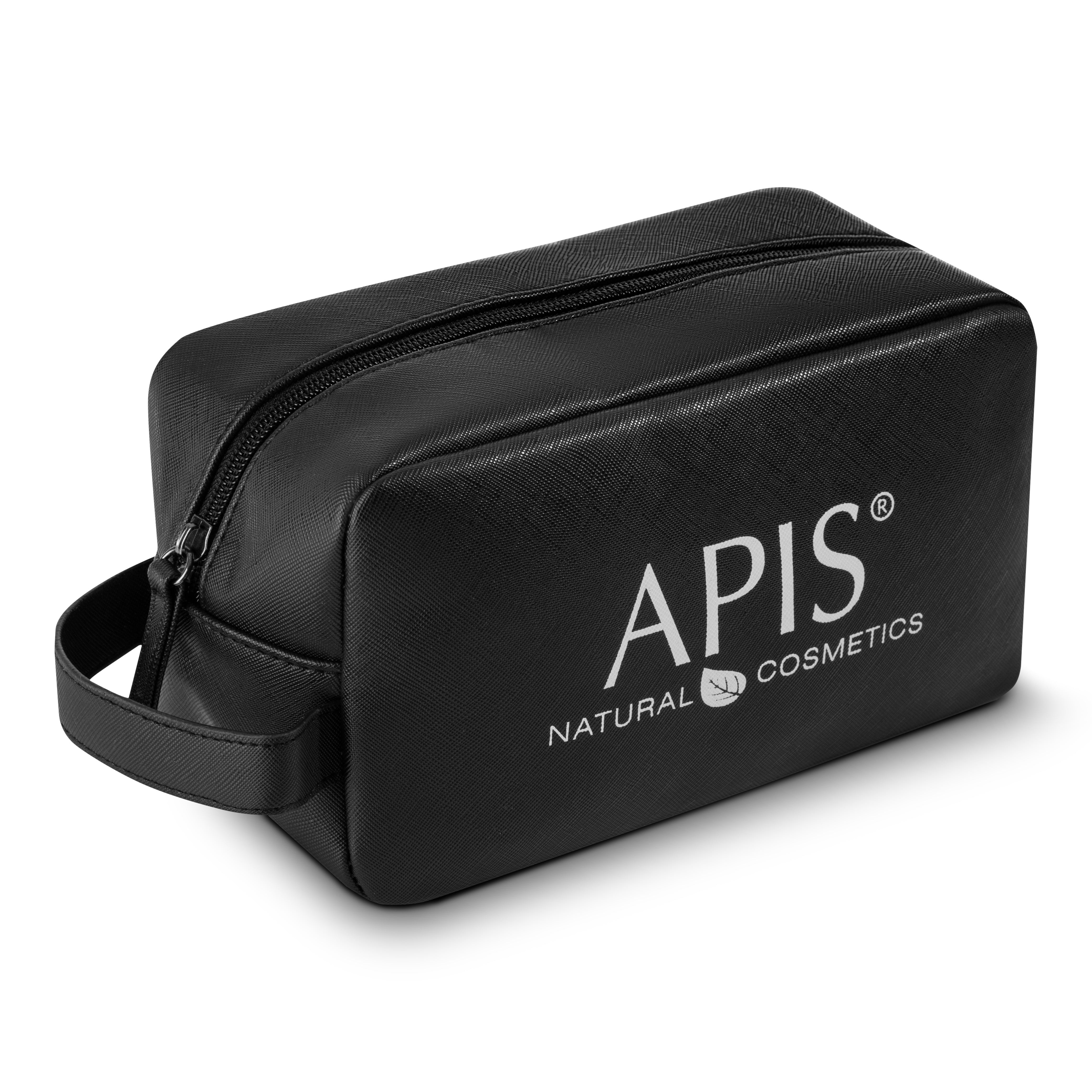Apis Black Cosmetic Bag | Elegant & Practical Beauty Organiser - REGN