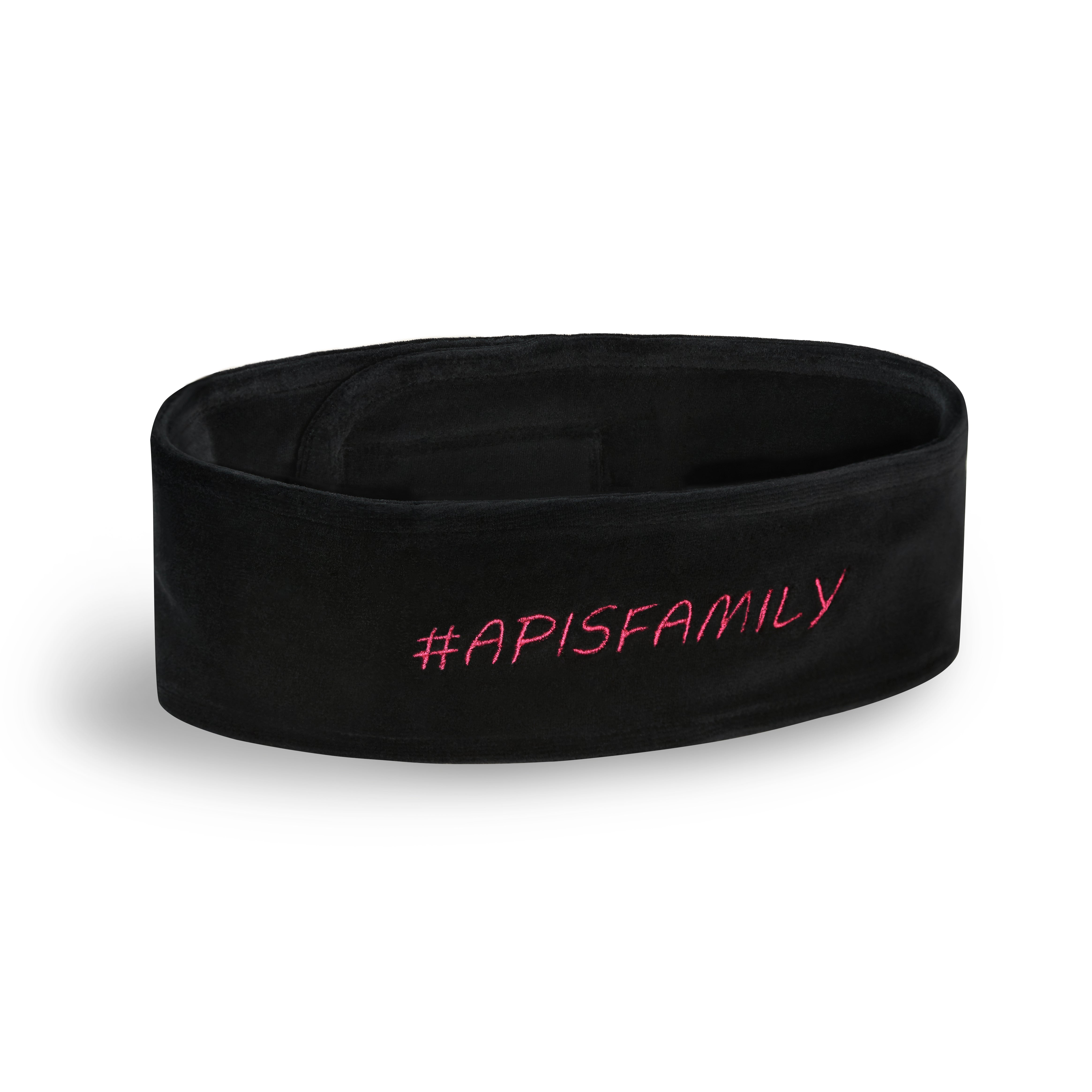 Apis Black Velour Cosmetic Headband | ApisFamily Beauty Accessory - REGN