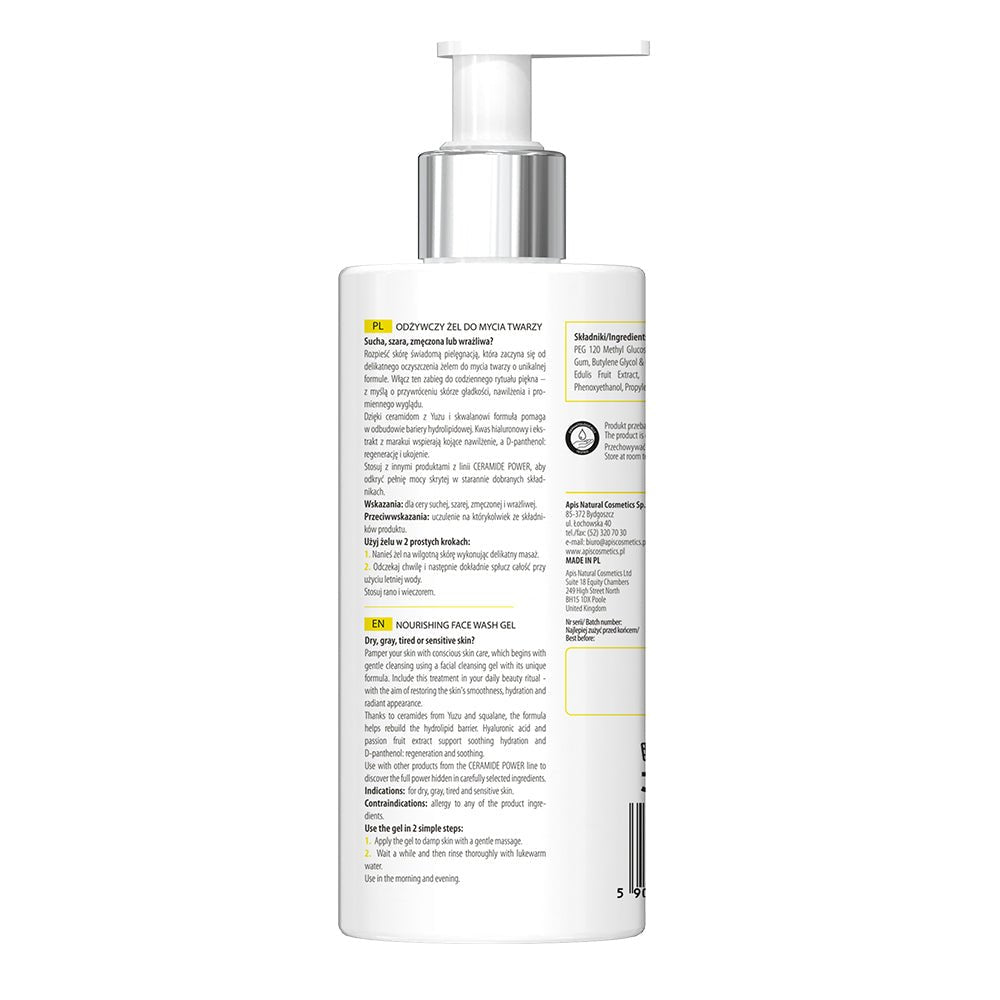 Apis Ceramide Power Nourishing Cleansing Gel | 300 ml - REGN