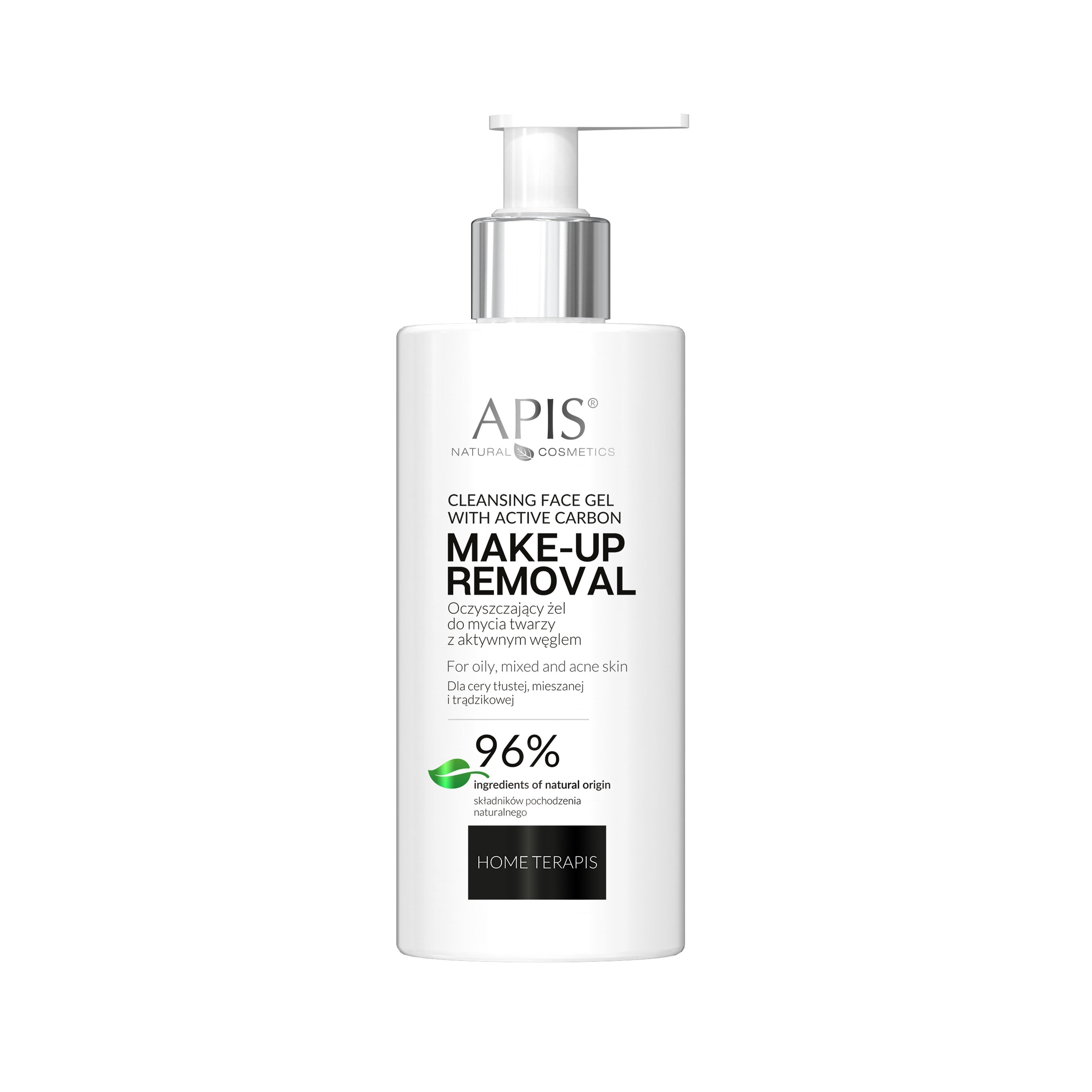 Apis Cleansing Face Wash Gel with Activated Charcoal | 300ml - REGN