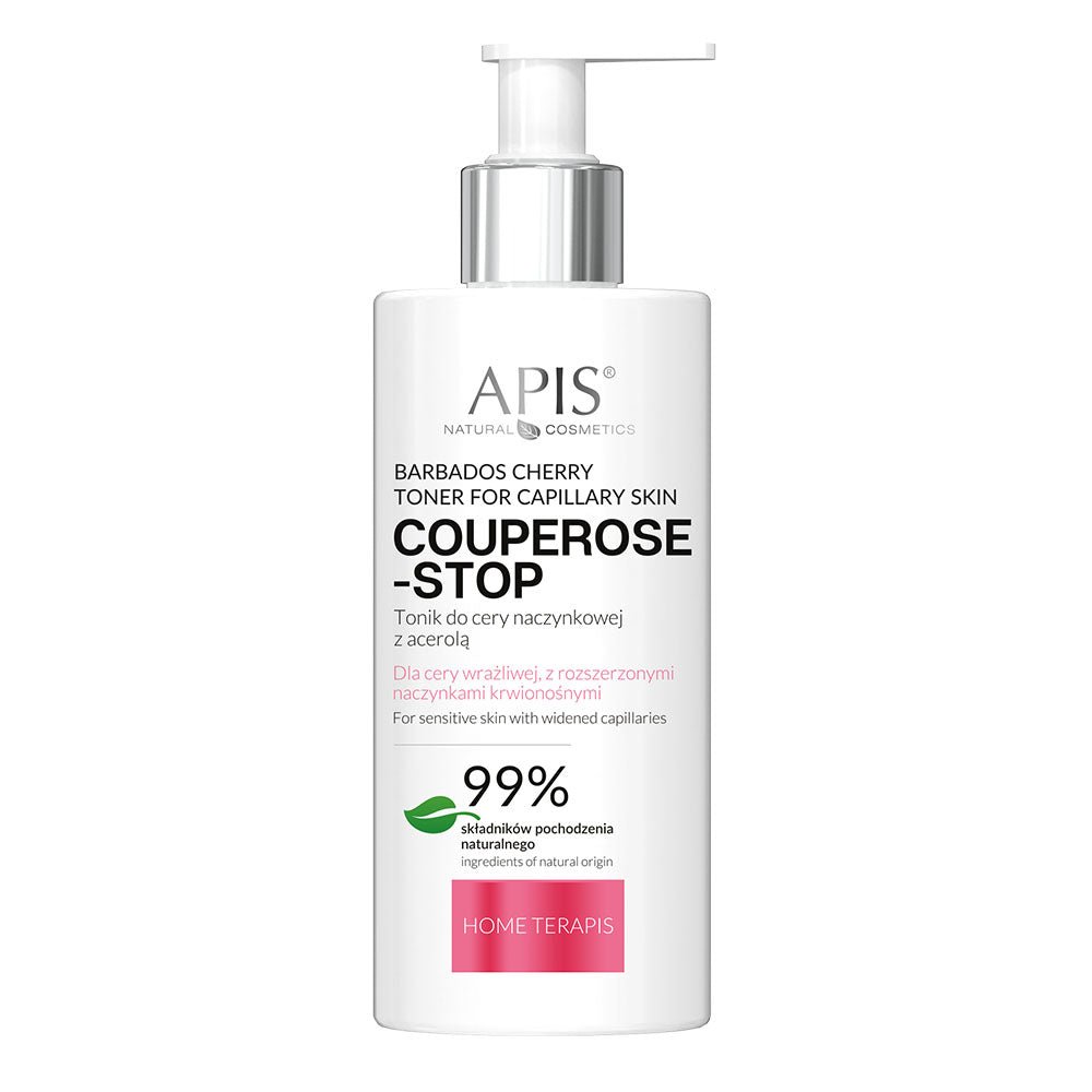 Apis Couperose-Stop Barbados Cherry Toner for Capillary Skin with Acerola | 300ml - REGN