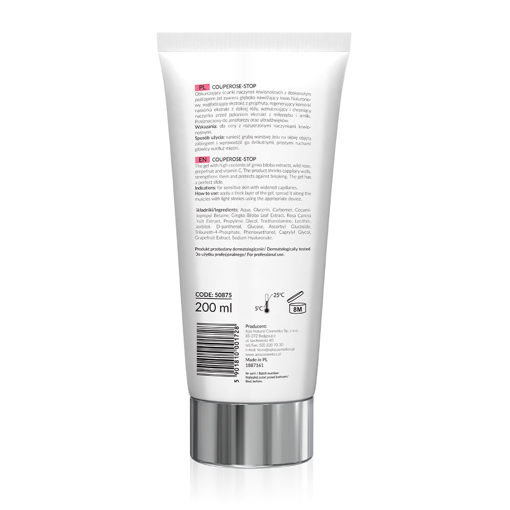 Apis Couperose‑Stop Ultrasound Gel for Sensitive & Capillary‑Prone Skin | 200 ml - REGN