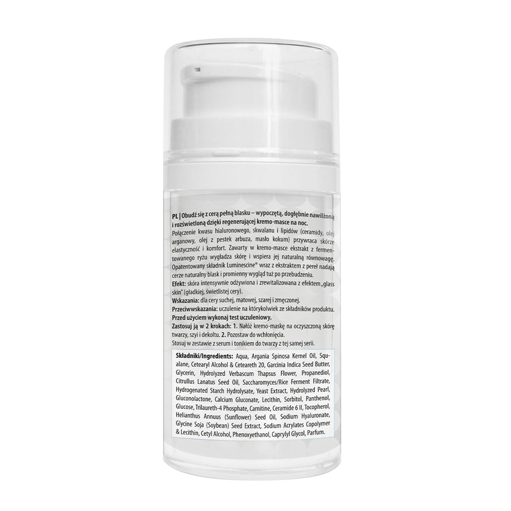 Apis Crystal Skin Night Cream-Mask with Glass Skin Effect | 50ml - REGN