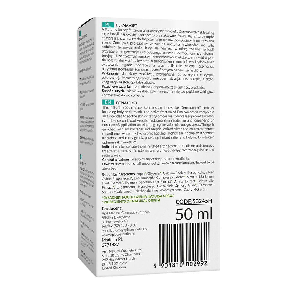 Apis DERMASOFT Intensive Soothing Gel | 50ml - REGN
