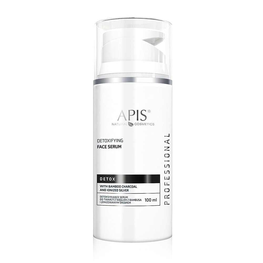 Apis DETOX Detoxifying Face Serum with Bamboo Charcoal and Ionised Silver | 100ml - REGN