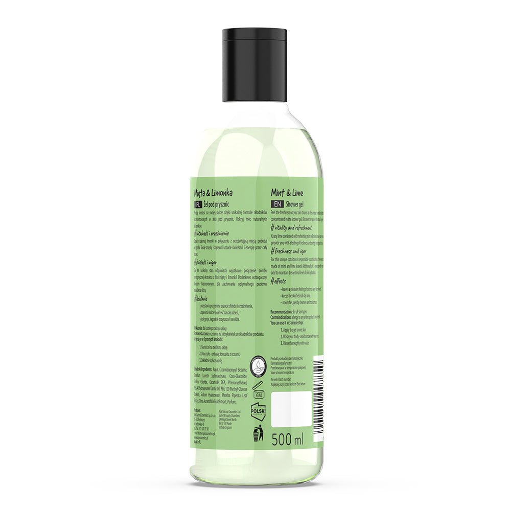 Apis Energy Shot Mint & Lime Shower Gel | 500ml - REGN