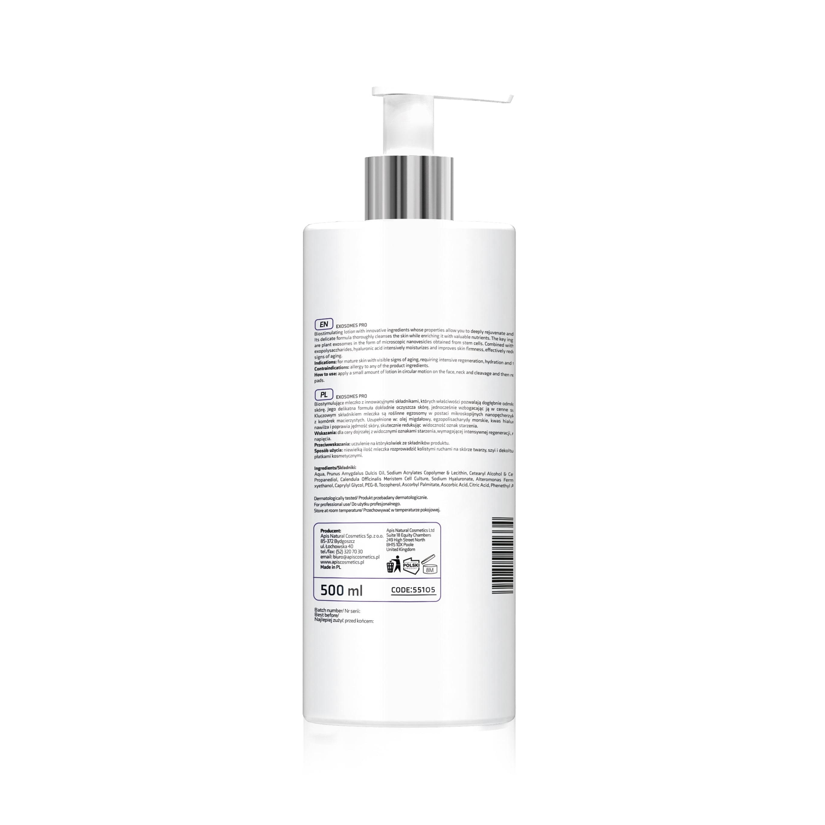 Apis EXOSOMES PRO Biostimulating Cleansing Lotion with Plant Exosomes | 500ml - REGN