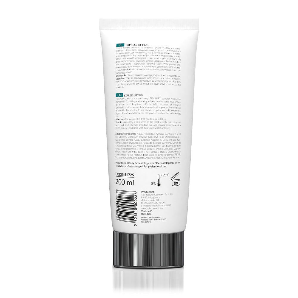 Apis Express Lifting Cream Face Mask with Tens’Up Complex | 200ml - REGN