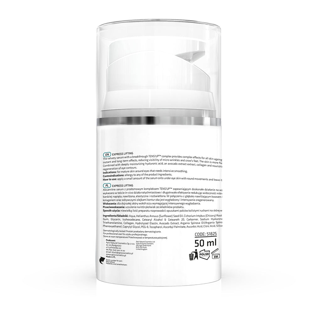 Apis Express Lifting Eye Serum with Tens’Up Complex | 50ml - REGN