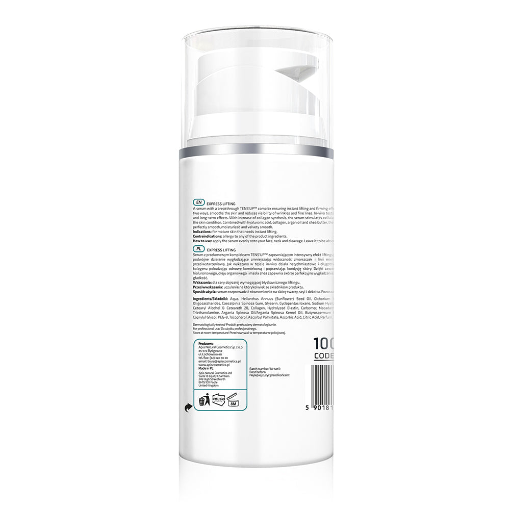 Apis Express Lifting Lifting Face Serum with Tens’Up Complex | 100ml - REGN
