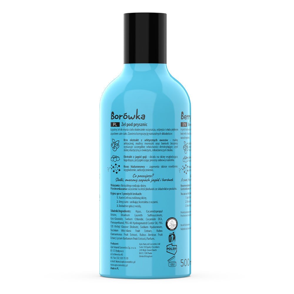 Apis Fruit Shot Blueberry Shower Gel | 500 ml - REGN