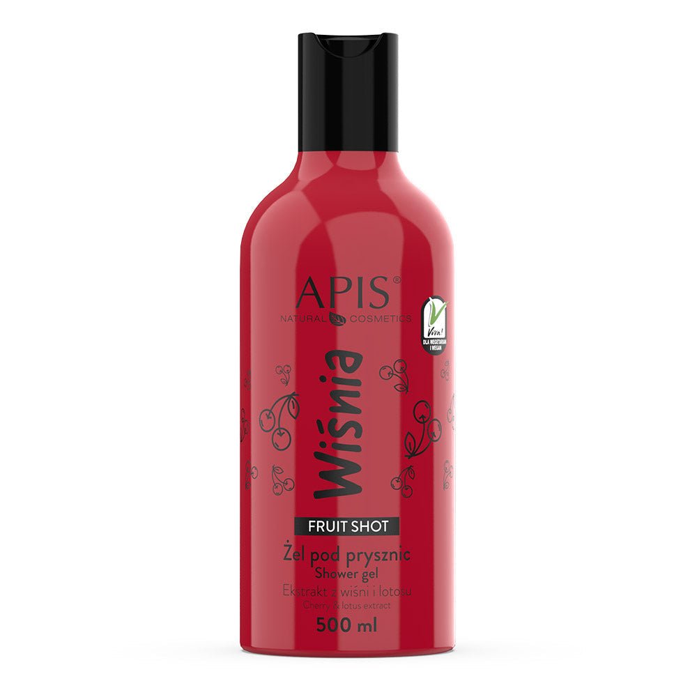 Apis Fruit Shot Cherry Shower Gel | 500 ml - REGN