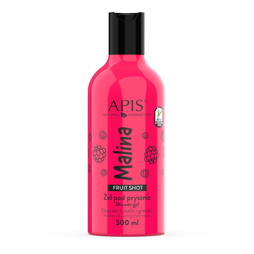 Apis Fruit Shot Raspberry Shower Gel | 500 ml - REGN