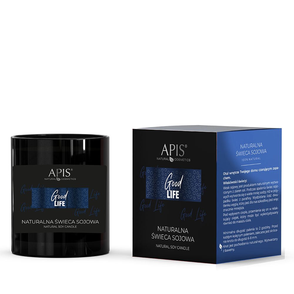 Apis Good Life Natural Soy Candle with Uplifting Fragrance | 220 ml - REGN