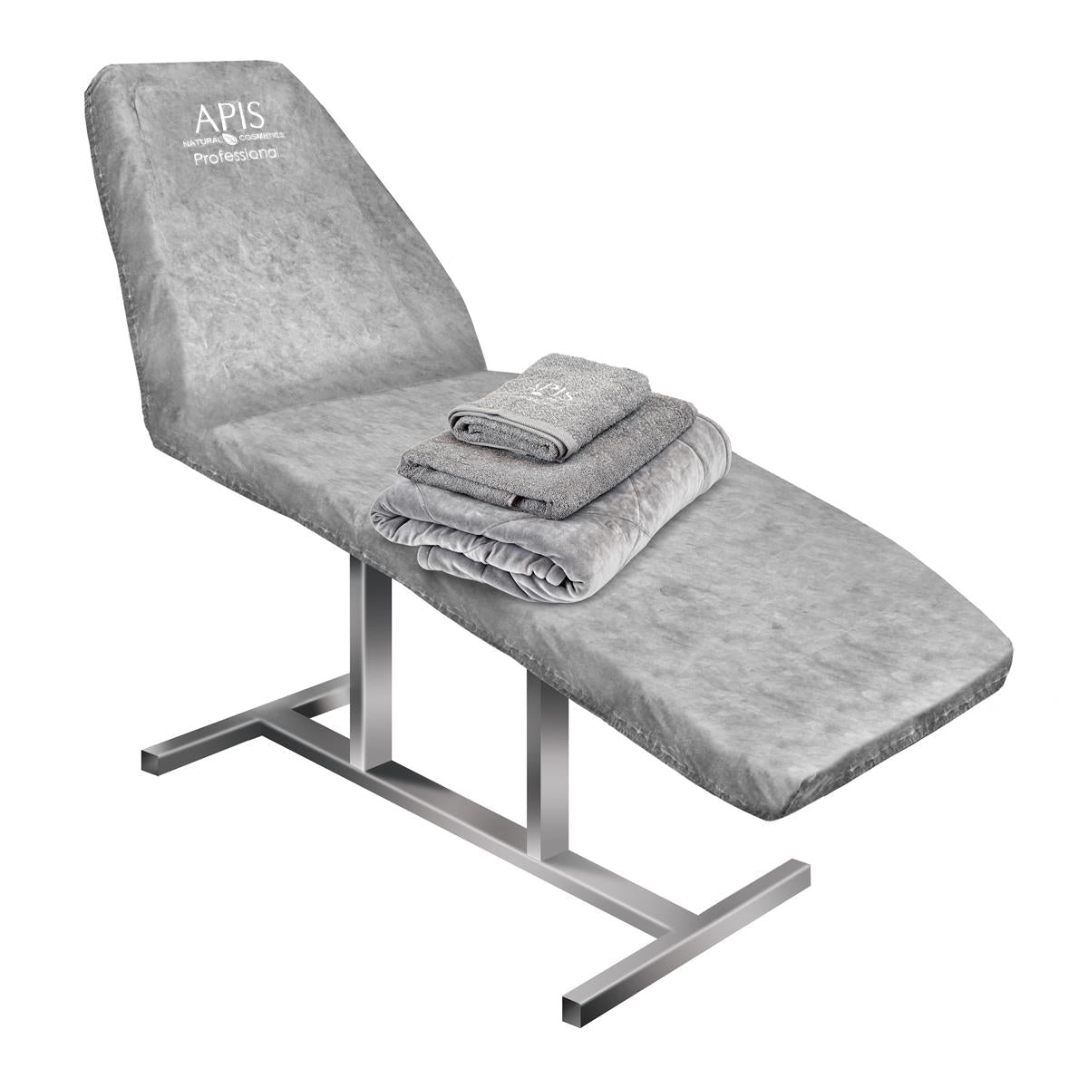 Apis Grey Cosmetic Chair Cover | 80×200 cm - REGN