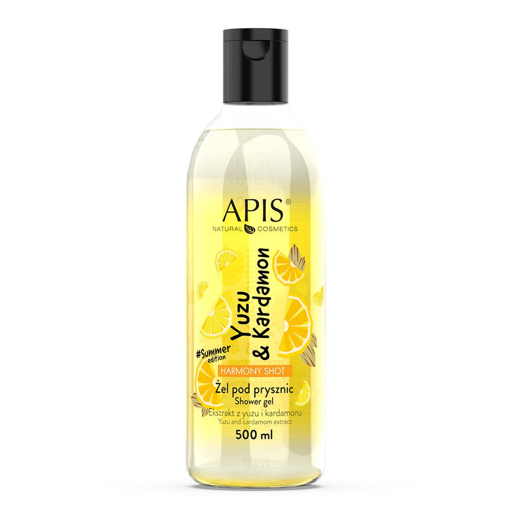 Apis Harmony Shot Yuzu & Cardamom Shower Gel | 500ml - REGN